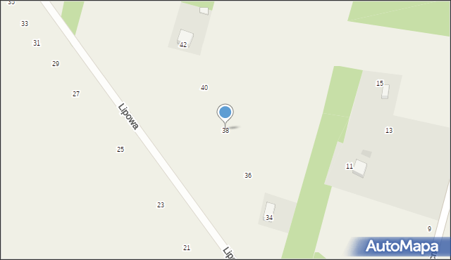 Bojmie, Lipowa, 38, mapa Bojmie