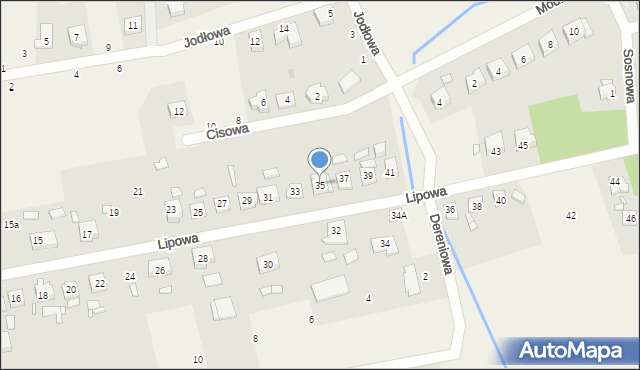 Bolechówko, Lipowa, 35, mapa Bolechówko