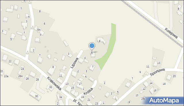 Bolęcin, Lipowa, 6, mapa Bolęcin