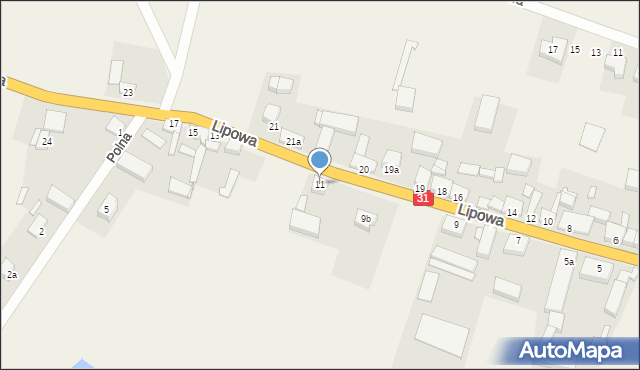 Boleszkowice, Lipowa, 11, mapa Boleszkowice