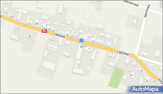 Boleszkowice, Lipowa, 5a, mapa Boleszkowice