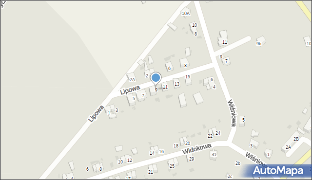 Bolków, Lipowa, 9, mapa Bolków