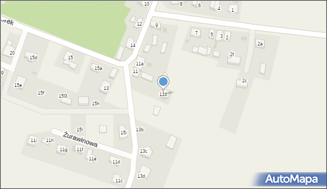 Borek, Liliowa, 1, mapa Borek