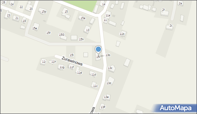 Borek, Liliowa, 4, mapa Borek