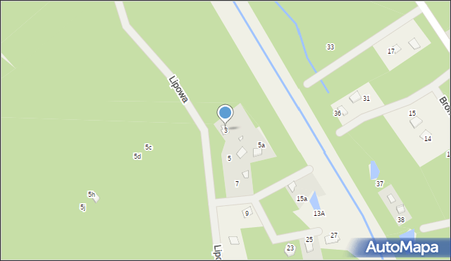 Bronisławów, Lipowa, 3, mapa Bronisławów