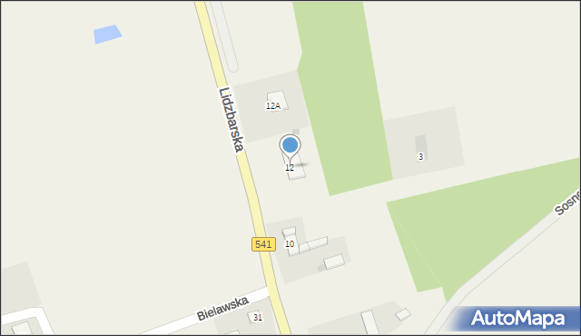 Brudnice, Lidzbarska, 12, mapa Brudnice