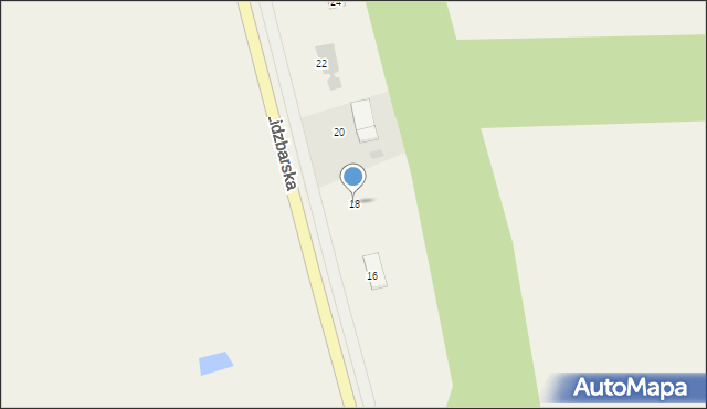 Brudnice, Lidzbarska, 18, mapa Brudnice