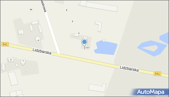 Brudnice, Lidzbarska, 2, mapa Brudnice