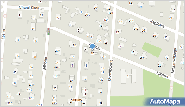 Brwinów, Lilpopa Stanisława, 2B, mapa Brwinów