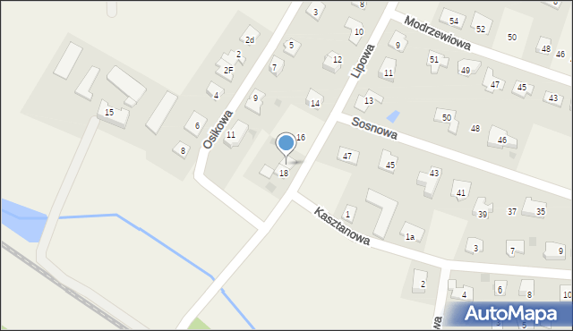 Brzozówka, Lipowa, 49, mapa Brzozówka