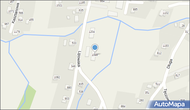 Buczkowice, Lipowska, 1049, mapa Buczkowice