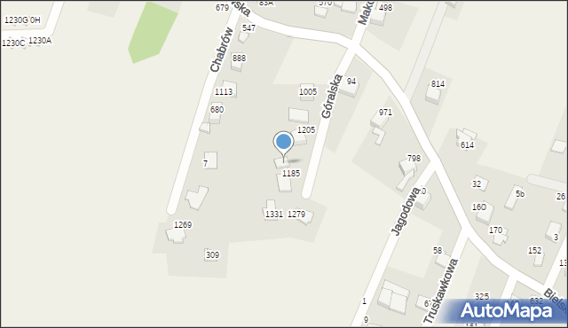 Buczkowice, Lipowska, 92d, mapa Buczkowice