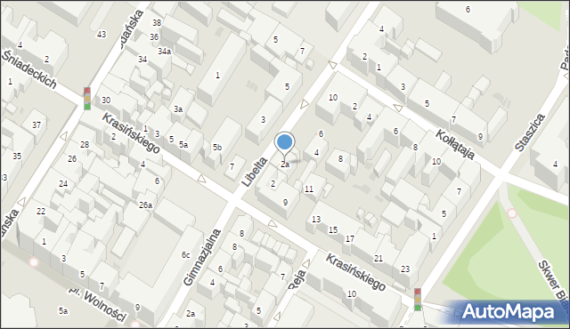 Bydgoszcz, Libelta Karola, 2a, mapa Bydgoszczy