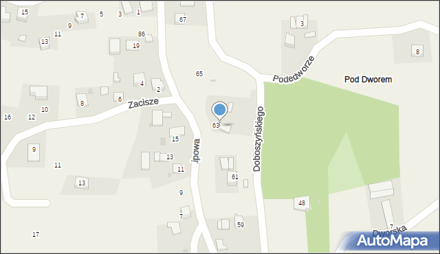 Chorowice, Lipowa, 2, mapa Chorowice