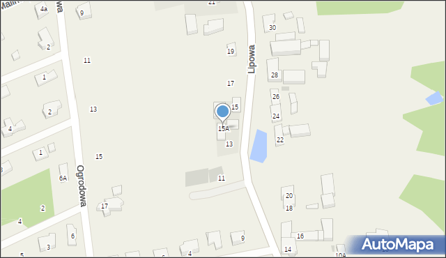 Chwalęcice, Lipowa, 15A, mapa Chwalęcice