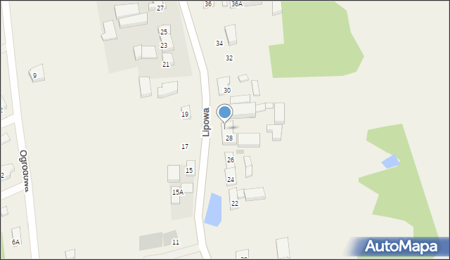 Chwalęcice, Lipowa, 28a, mapa Chwalęcice