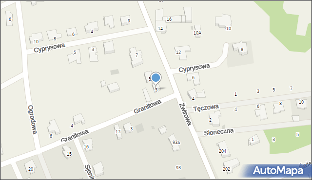 Chwalęcice, Lipowa, 3, mapa Chwalęcice