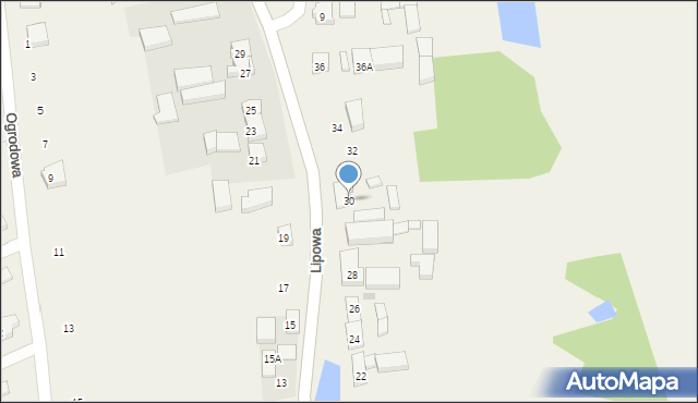 Chwalęcice, Lipowa, 30, mapa Chwalęcice
