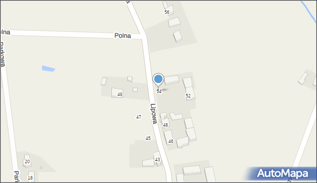 Chwalęcice, Lipowa, 54, mapa Chwalęcice