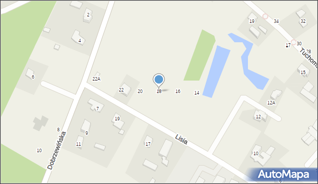 Chwaszczyno, Lisia, 18, mapa Chwaszczyno