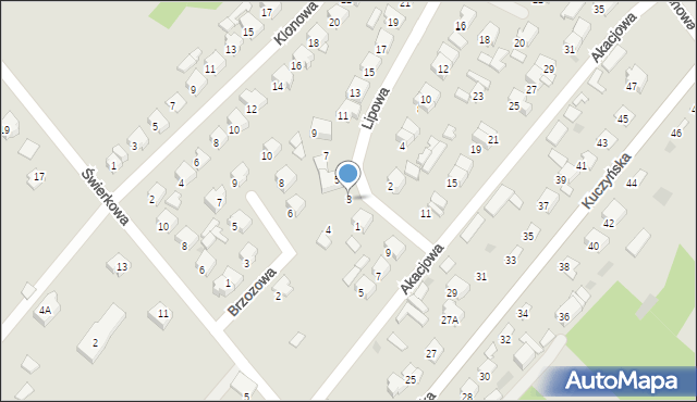 Ciechanowiec, Lipowa, 3, mapa Ciechanowiec