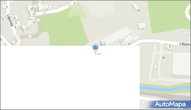 Cieszyn, Liburnia, 7, mapa Cieszyna