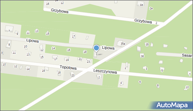 Ciężków, Lipowa, 20, mapa Ciężków