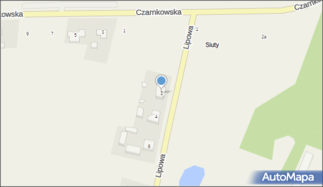 Ciszkowo, Lipowa, 2, mapa Ciszkowo