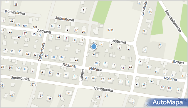 Cmolas, Liliowa, 4, mapa Cmolas