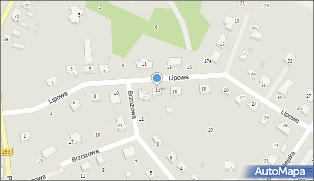 Czaplinek, Lipowa, 14, mapa Czaplinek