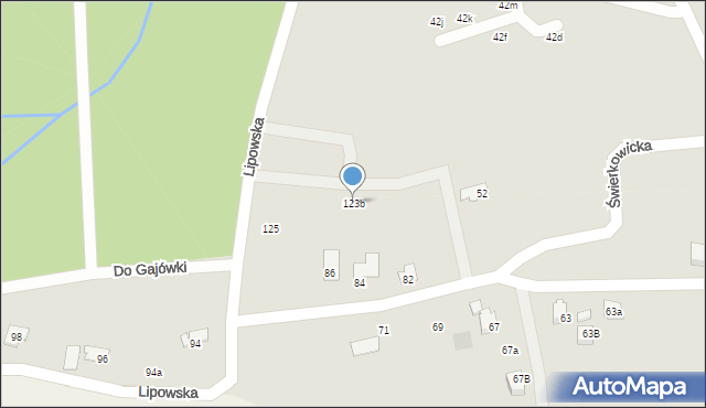 Czechowice-Dziedzice, Lipowska, 123b, mapa Czechowic-Dziedzic