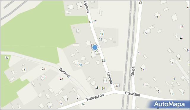 Czeremcha, Lipowa, 10b, mapa Czeremcha