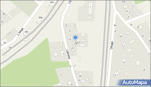 Czeremcha, Lipowa, 13A, mapa Czeremcha