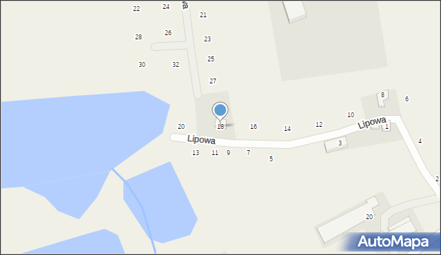 Czernichów, Lipowa, 18, mapa Czernichów