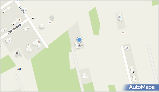 Dąbrowa Chotomowska, Lipowa, 17i, mapa Dąbrowa Chotomowska
