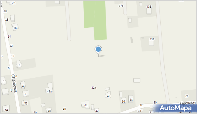 Dąbrówka Wielka, Lipowa, 40d, mapa Dąbrówka Wielka