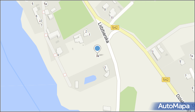 Dąbrówno, Lidzbarska, 3a, mapa Dąbrówno