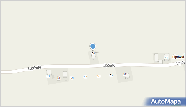 Damice, Lipówki, 56, mapa Damice