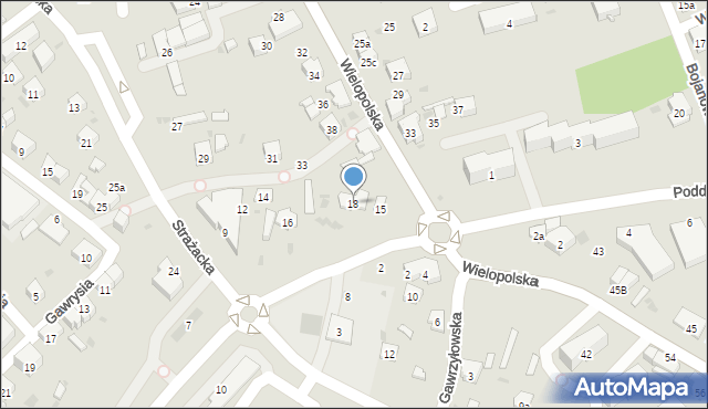 Dębica, Lipowa, 18, mapa Dębicy