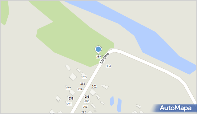 Dęblin, Lipowa, 267, mapa Dęblin