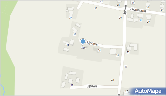 Dębowiec, Lipowa, 34a, mapa Dębowiec