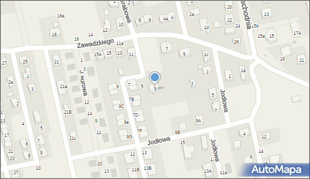 Długołęka, Lipowa, 3, mapa Długołęka