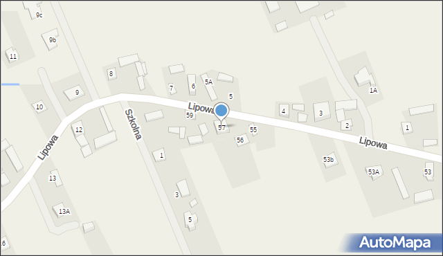 Dobiesz, Lipowa, 57, mapa Dobiesz