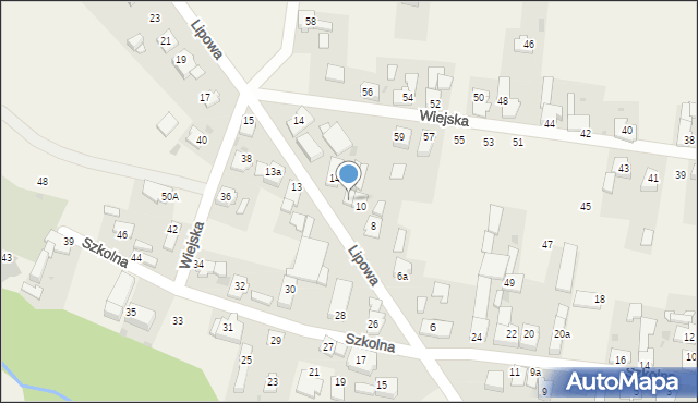 Dobra, Lipowa, 12, mapa Dobra