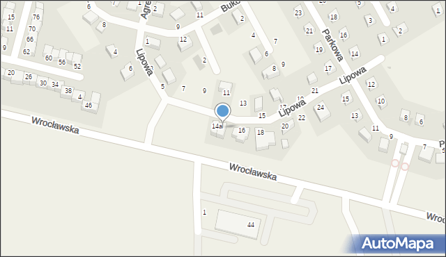 Dobrzykowice, Lipowa, 14b, mapa Dobrzykowice