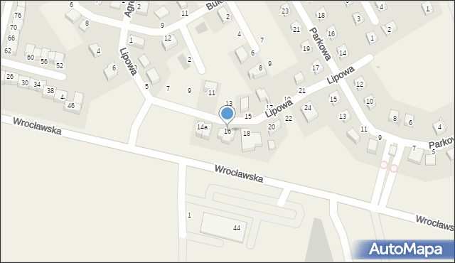 Dobrzykowice, Lipowa, 16, mapa Dobrzykowice