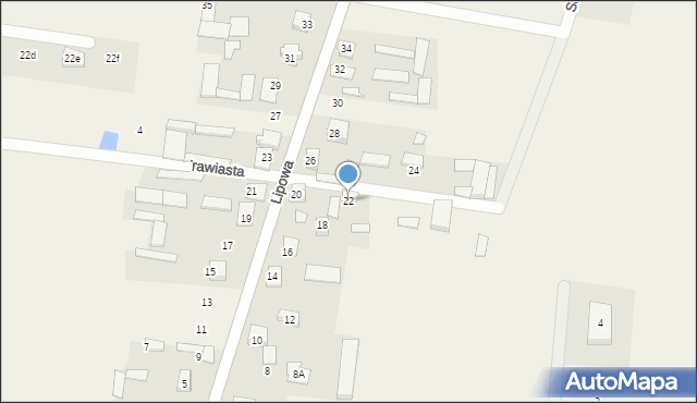 Dobrzyniewo Duże, Lipowa, 22, mapa Dobrzyniewo Duże