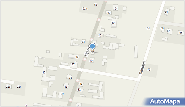 Dobrzyniewo Duże, Lipowa, 42/2, mapa Dobrzyniewo Duże