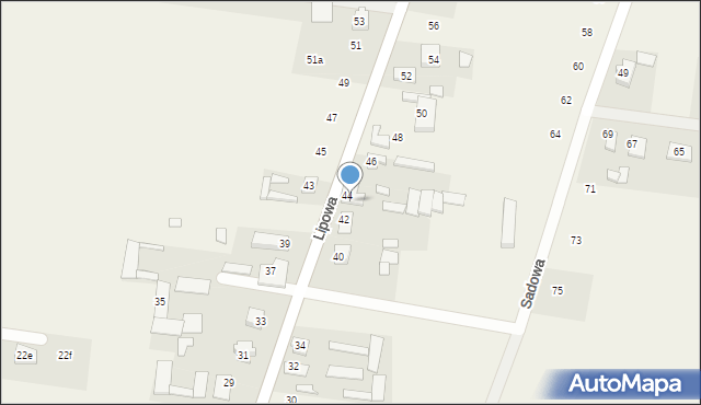 Dobrzyniewo Duże, Lipowa, 44/2, mapa Dobrzyniewo Duże