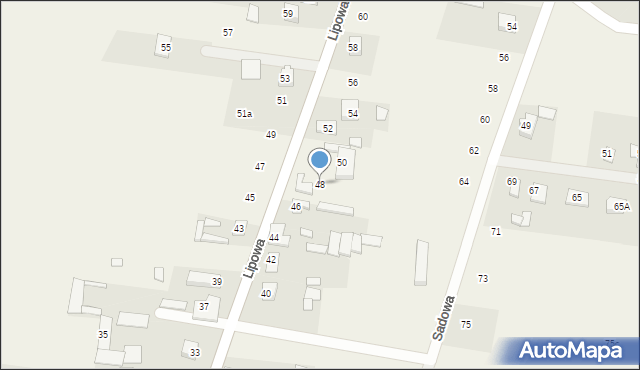 Dobrzyniewo Duże, Lipowa, 48, mapa Dobrzyniewo Duże